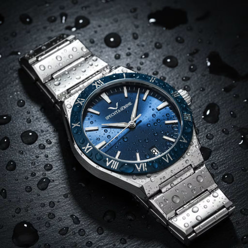 Pulseira Em Aço Do Aquanalt Blue — 22 cm E Fecho Oculto